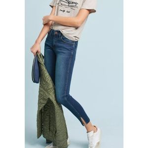 Anthropologie Pilcro and the Letterpress Size 27 Mid-size Notched Skinny Jeans
